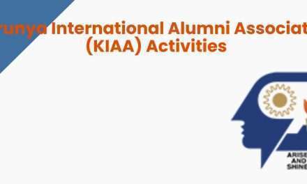 Karunya International Alumni Association (KIAA) Activities